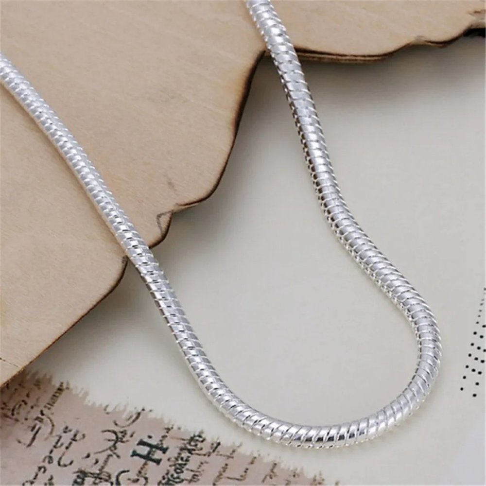 Minimalist Bracelet 925 Sterling Silver Charm Chain Bracelet Bangles Classic - Picture 2 of 4